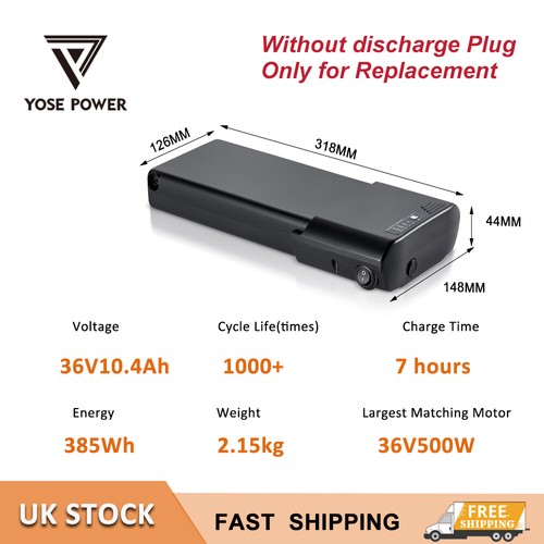36v 4ah ion - 10.4ah, rear