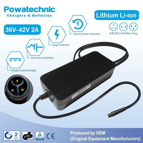 42v pin for charger 36v - 2a,