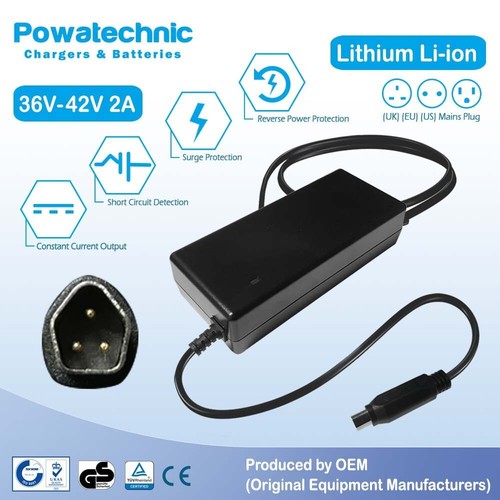 42v pen pin charger for - 3-pin,