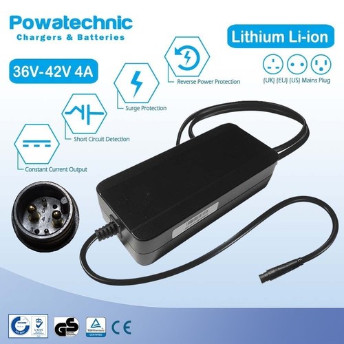 42v ytd pin charger for - 4a, 3-4